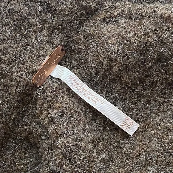 Free People Winding Ivy Pullover Oversized Brown Chunky Sweater XS/S - Picture 10 of 10